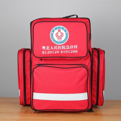 粤北人民医院急诊科双肩包定制示例